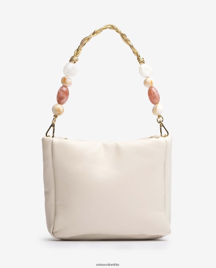 co Unisa mujer bolso de mano con ribete blanco F0X80H1194